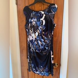 LAUREN/Ralph Lauren Petite floral dress